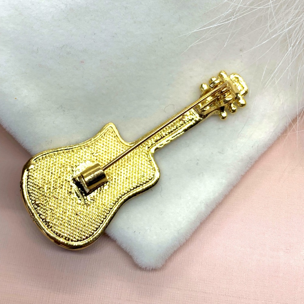 Guitar Brooch - Picture 2 of 3